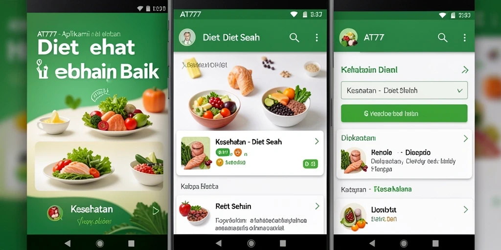 Antarmuka AT777 yang menarik dan fungsional untuk Diet Sehat.