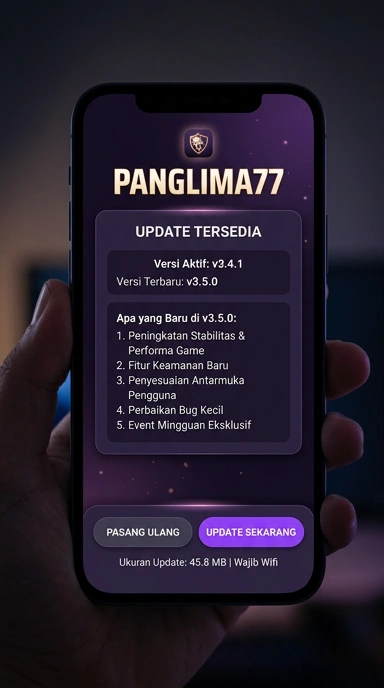 Tampilan riwayat versi panglima77